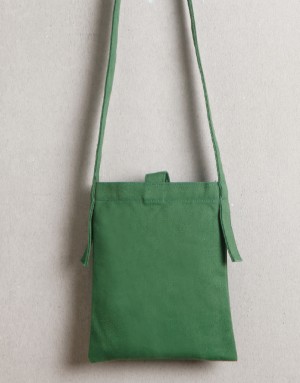 厚帆直式斜背加釦小包-小綠 厚帆直式斜背加釦小包-小綠