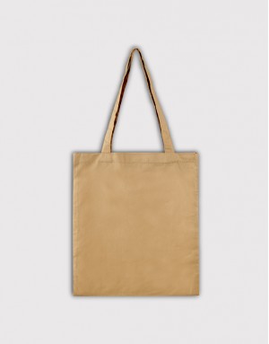 棉布書店袋 卡其色 棉布書店袋 卡其色