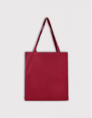 棉布書店袋 酒紅色 棉布書店袋 酒紅色