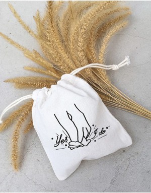 |預購|棉布喜米袋-Yes,I do.握手|10入一組| |預購|棉布喜米袋-Yes,I do.握手|10入一組|