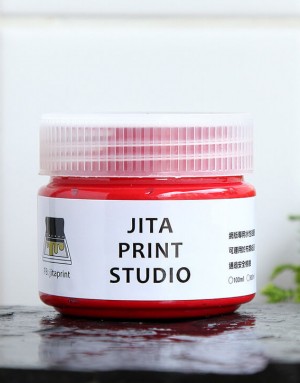 絹版水性油墨-紅色|小罐100ml|