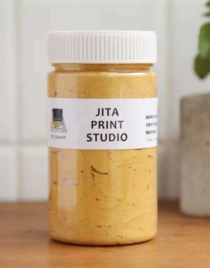 |缺貨|絹版水性油墨-金色|大罐300ml|