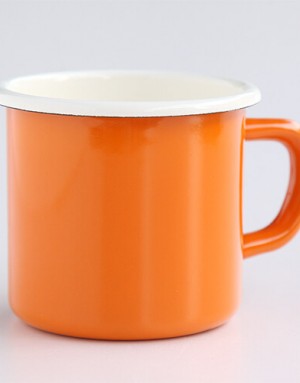 |預購|琺瑯杯-橘色 |預購|琺瑯杯-橘色