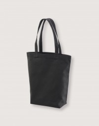 |缺貨|日系直式有底側背包-黑色