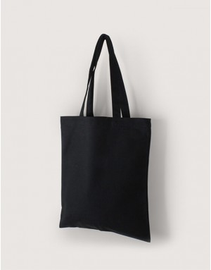 黑色中帆布單層直式袋 黑色中帆布單層直式袋