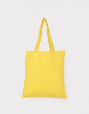 |缺貨|中帆布直式肩背包-黃色 |缺貨|中帆布直式肩背包-黃色