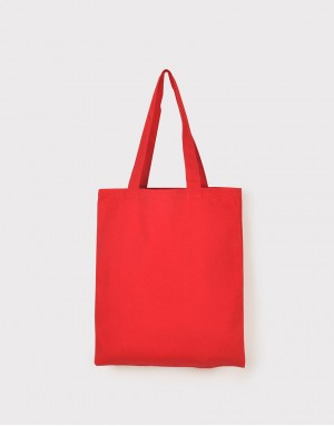 |缺貨|中帆布直式肩背包-紅色 |缺貨|中帆布直式肩背包-紅色