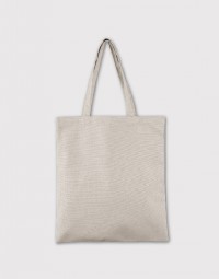 直式厚帆肩背袋-草木灰