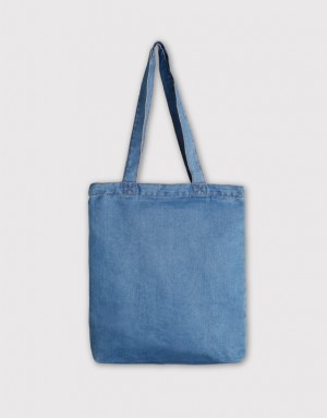 直式淺牛仔加內袋拉鍊單肩包 直式淺牛仔加內袋拉鍊單肩包