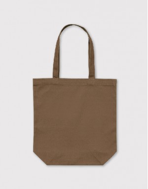 基本款帆布托特包-深駝色M 基本款帆布托特包-深駝色M