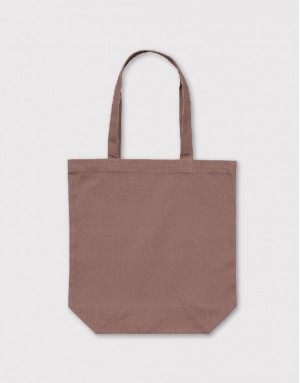 基本款帆布托特包-煙燻粉M
