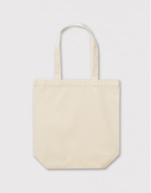 基本款帆布托特包-自然米黃M