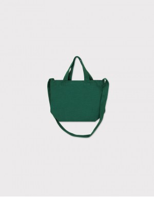 |缺貨|小朋友兩用帆布托特包-綠色