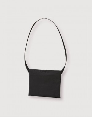 |預購|日系斜背小包 橫式加釦-黑色