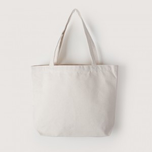 中帆布雙層橫式袋|磁扣款|