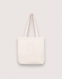 厚帆布單層有底橫式肩背包