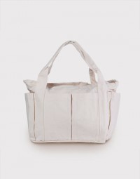 |預購| 厚帆橫式加拉鍊大托特袋-2色