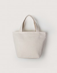 中帆布拉鍊小托特