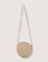 圓形厚帆斜背小包-3色|包骨|