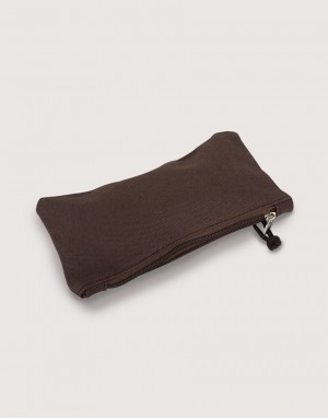 帆布拉鍊大筆袋-咖啡 帆布拉鍊大筆袋-咖啡