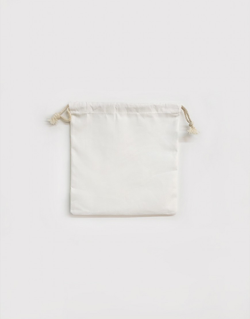8安純棉半漂束口袋