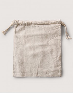 棉麻布束口收納袋-大 棉麻布束口收納袋-大