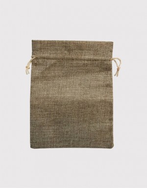 仿亞麻束口袋(15x19cm)-7色