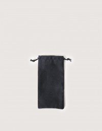 |缺貨|仿麂皮絨布束口袋-黑色