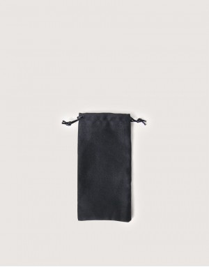 |缺貨|仿麂皮絨布束口袋-黑色 |缺貨|仿麂皮絨布束口袋-黑色