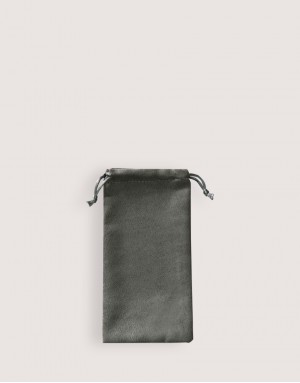 |缺貨|仿麂皮絨布束口袋-灰色 |缺貨|仿麂皮絨布束口袋-灰色