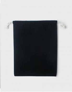 多色帆布束口收納袋-大號-黑色 多色帆布束口收納袋-大號-黑色