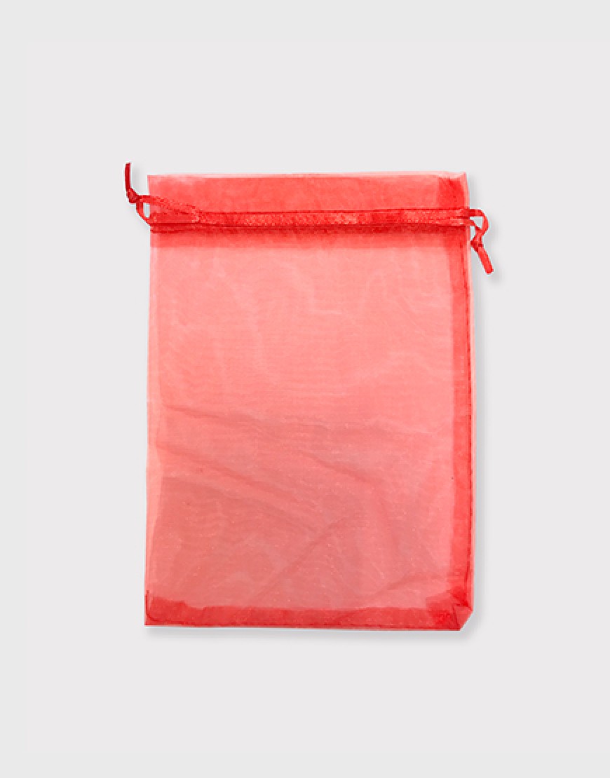 |缺貨|雪紗袋-紅色-2種尺寸|100入一包|