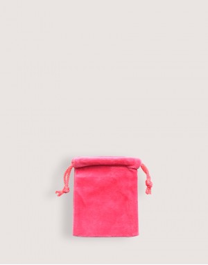 |缺貨|天鵝絨束口袋-桃紅色 |缺貨|天鵝絨束口袋-桃紅色