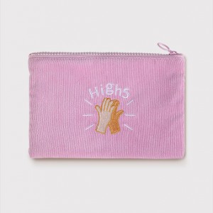 絨布刺繡零錢包-4款