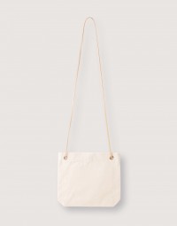 中帆橫式皮繩斜背包