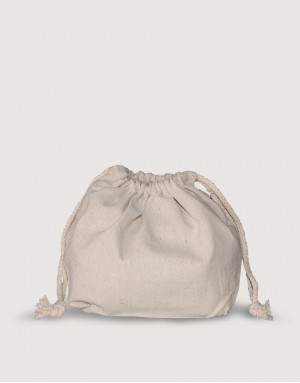 |缺貨|棉麻布有底束口袋 |缺貨|棉麻布有底束口袋