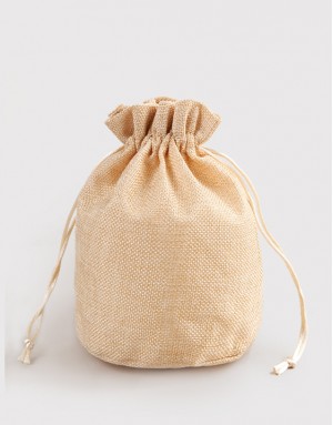 |預購|黃色仿亞麻圓底中號束口袋 |預購|黃色仿亞麻圓底中號束口袋