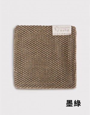 粗紋帆布杯墊-2色