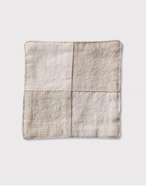 |預購| 棉麻布杯墊-拼接款 