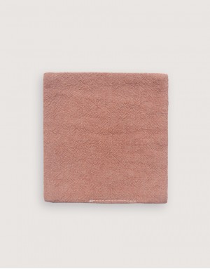 棉麻雙色杯墊-四色