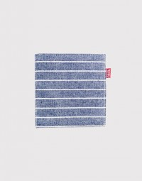 條紋棉麻杯墊-4款