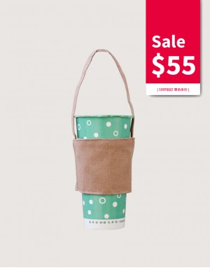 |年度精選| 12N雙層帆布飲料提袋-灰橘色 -100起訂(含印刷) |年度精選| 12N雙層帆布飲料提袋-灰橘色 -100起訂(含印刷)