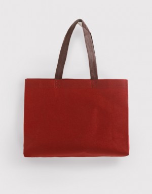 拼色熱壓不織布有底有側橫式袋