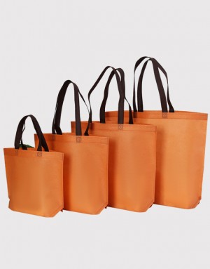 |客製|橫式雙拼提袋色有底無側袋-焦糖|請洽詢|