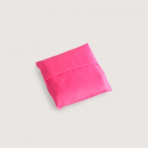 |預購| 尼龍布190D折疊購物袋-桃紅（100個起訂）