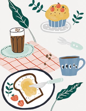 |預購|早午餐布簾-ブランチ04 |預購|早午餐布簾-ブランチ04