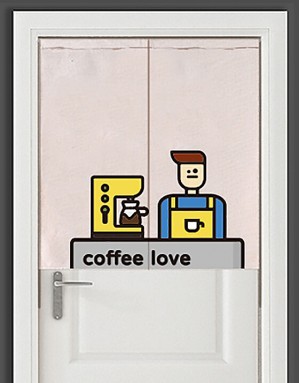 |預購|咖啡廳布簾-コーヒー03 |預購|咖啡廳布簾-コーヒー03