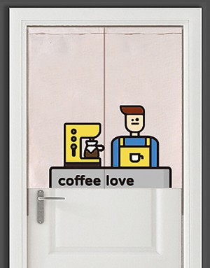 |預購|咖啡廳布簾-コーヒー03 |預購|咖啡廳布簾-コーヒー03