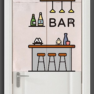 |預購|居酒屋布簾-いざかや03