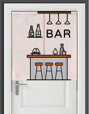 |預購|居酒屋布簾-いざかや03